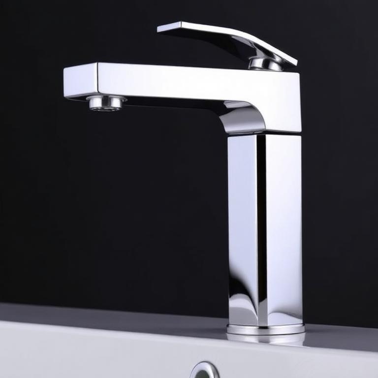 Mitigeur design chromé